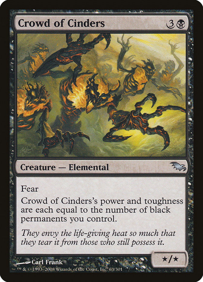 Crowd of Cinders [Shadowmoor] | Black Swamp Games