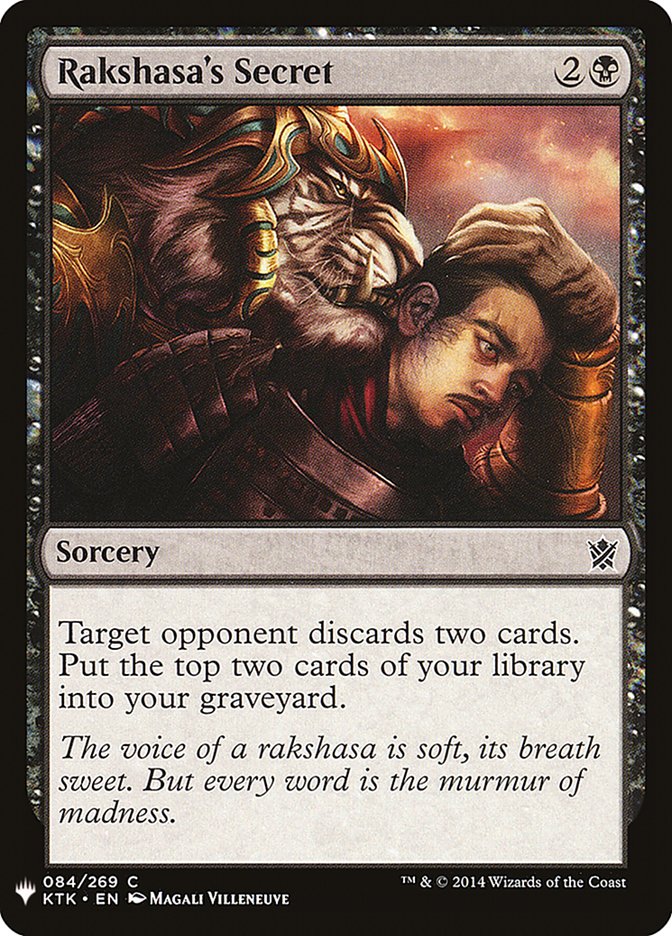 Rakshasa's Secret [Mystery Booster] | Black Swamp Games