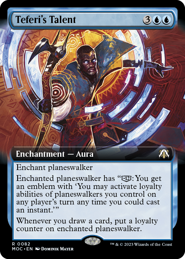 Teferi's Talent (Extended Art) [March of the Machine Commander] | Black Swamp Games