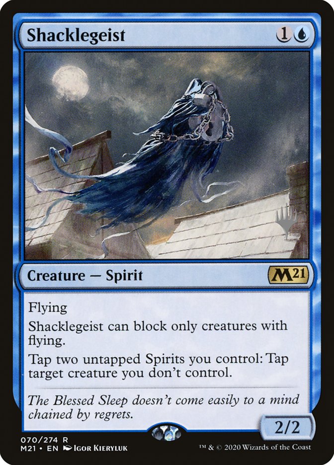 Shacklegeist (Promo Pack) [Core Set 2021 Promos] | Black Swamp Games