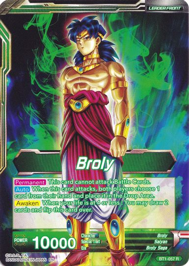 Broly // Broly, The Legendary Super Saiyan (Collector's Selection Vol. 1) (BT1-057) [Promotion Cards] | Black Swamp Games