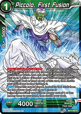 Piccolo, First Fusion (BT17-067) [Ultimate Squad] | Black Swamp Games