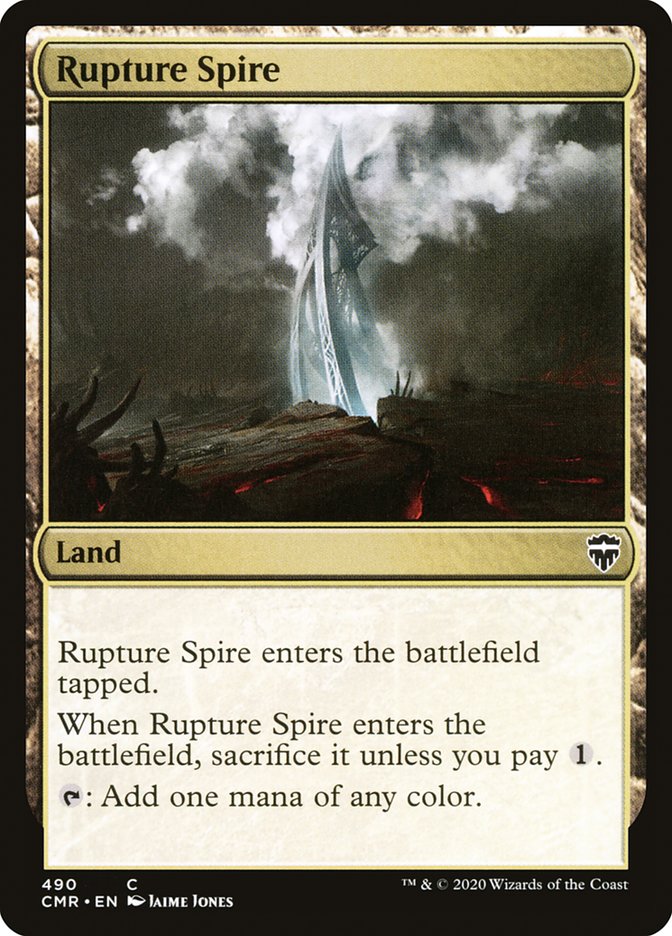 Rupture Spire (490) [Commander Legends] | Black Swamp Games
