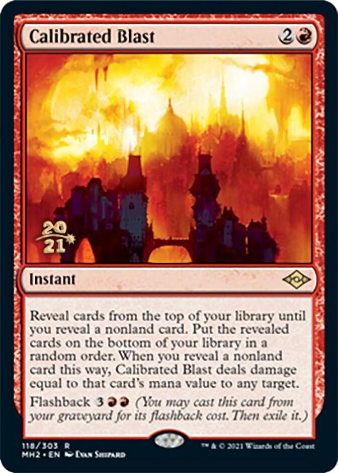 Calibrated Blast [Modern Horizons 2 Prerelease Promos] | Black Swamp Games
