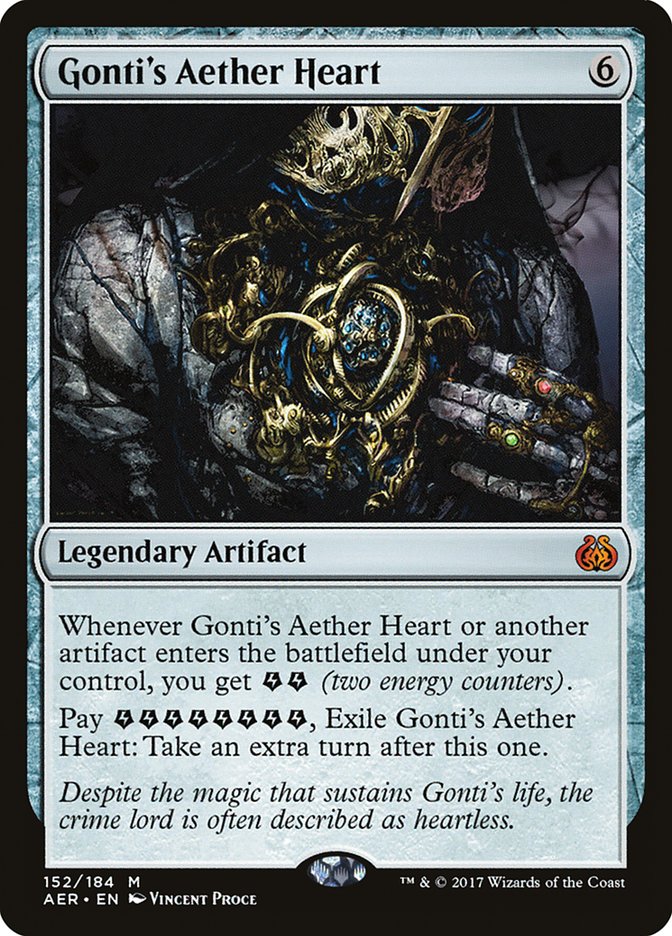 Gonti's Aether Heart [Aether Revolt] | Black Swamp Games