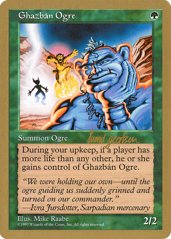 Ghazban Ogre (Svend Geertsen) [World Championship Decks 1997] | Black Swamp Games