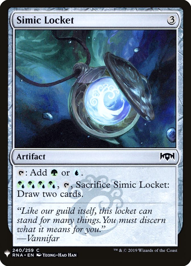 Simic Locket [Mystery Booster] | Black Swamp Games