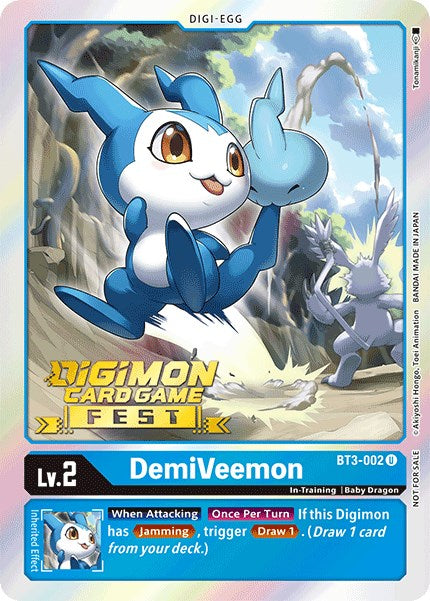 DemiVeemon [BT3-002] (Digimon Card Game Fest 2022) [Release Special Booster Promos] | Black Swamp Games