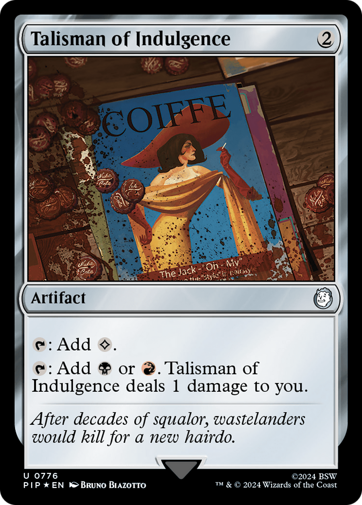 Talisman of Indulgence (Surge Foil) [Fallout] | Black Swamp Games