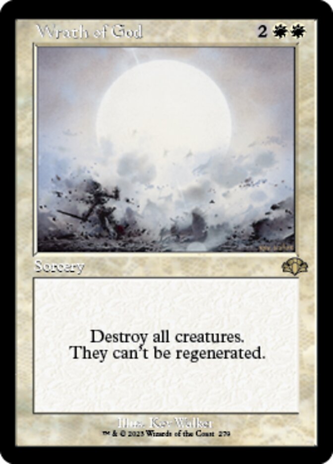 Wrath of God (Retro) [Dominaria Remastered] | Black Swamp Games
