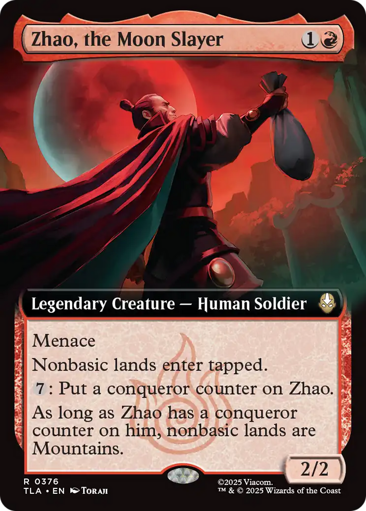 Zhao, the Moon Slayer (Extended Art) [Avatar: The Last Airbender] | Black Swamp Games