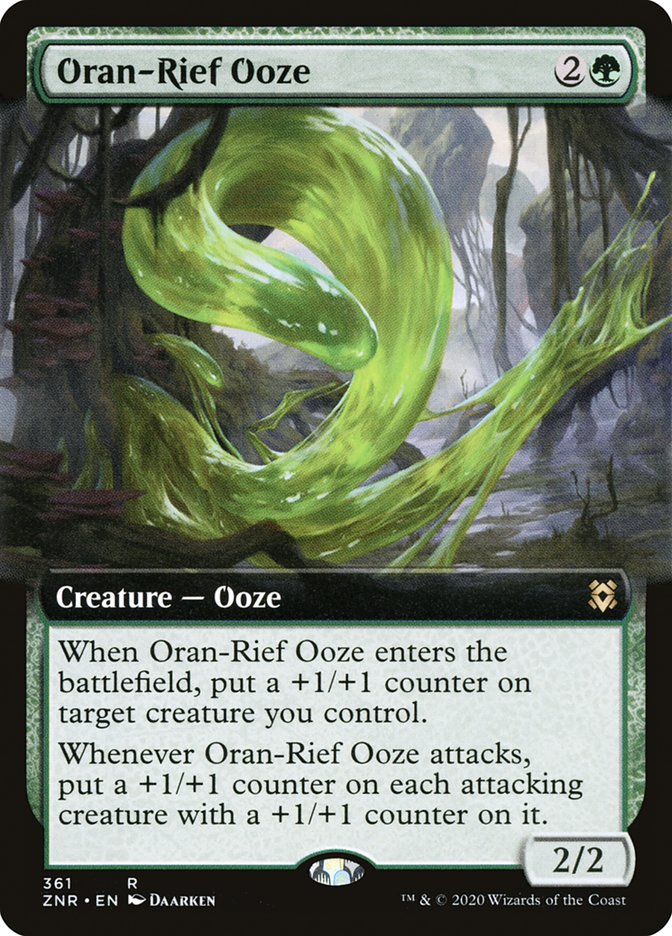 Oran-Rief Ooze (Extended Art) [Zendikar Rising] | Black Swamp Games