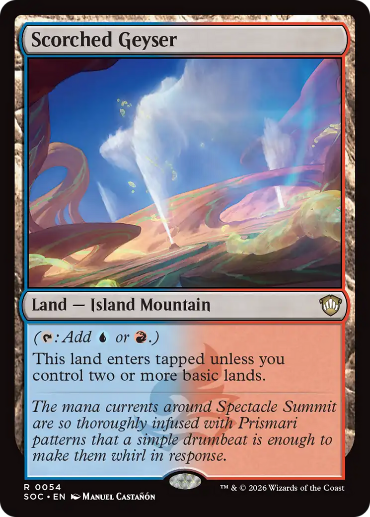 Scorched Geyser [Secrets of Strixhaven Commander] | Black Swamp Games