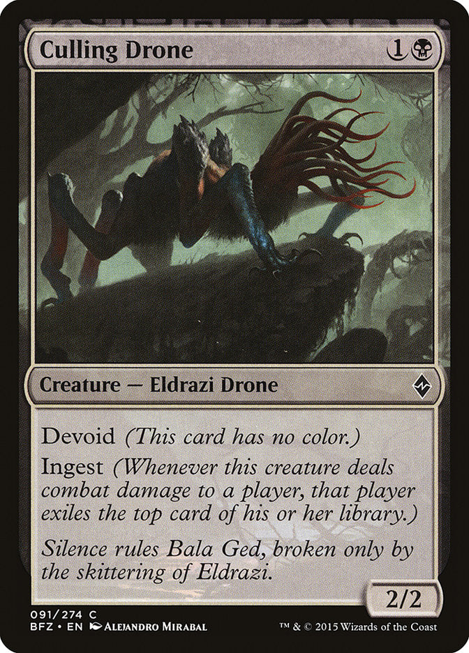 Culling Drone [Battle for Zendikar] | Black Swamp Games