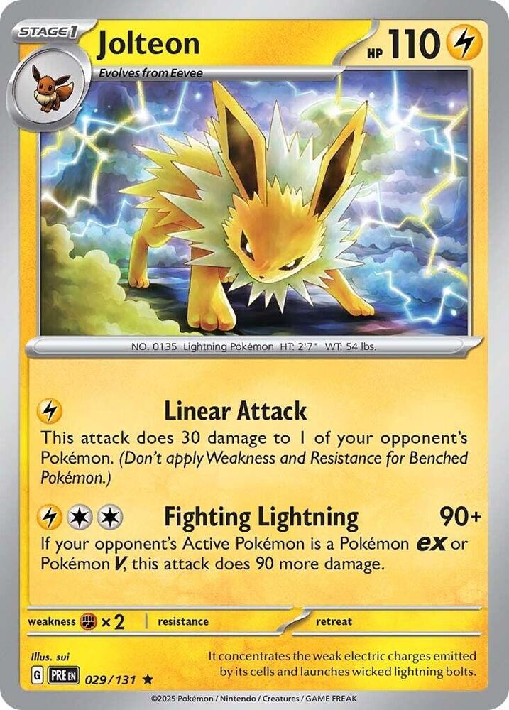Jolteon (029/131) [Scarlet & Violet: Prismatic Evolutions] | Black Swamp Games