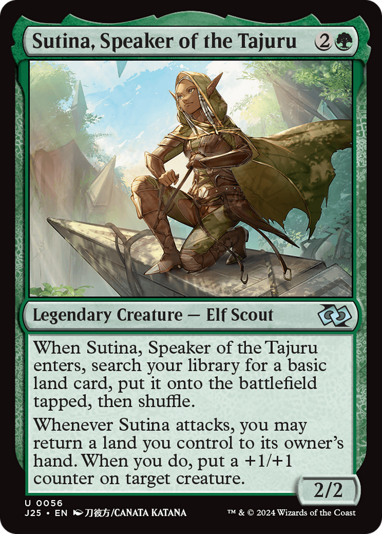 Sutina, Speaker of the Tajuru (Anime) [Foundations Jumpstart] | Black Swamp Games