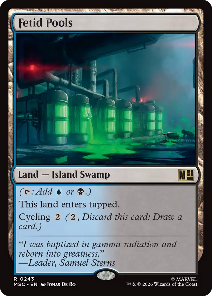 Fetid Pools [Marvel Super Heroes Commander] | Black Swamp Games
