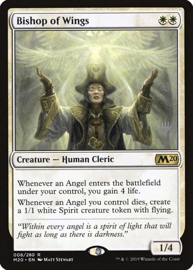 Bishop of Wings (Promo Pack) [Core Set 2020 Promos] | Black Swamp Games