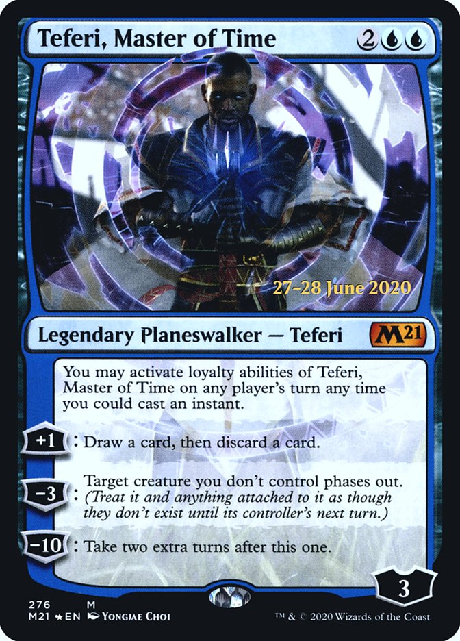 Teferi, Master of Time (276) [Core Set 2021 Prerelease Promos] | Black Swamp Games