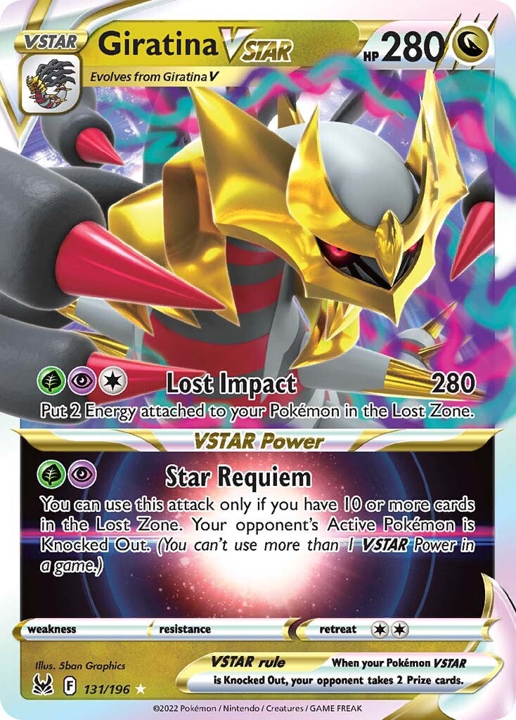 Giratina VSTAR (131/196) (Jumbo Card) [Sword & Shield: Lost Origin] | Black Swamp Games