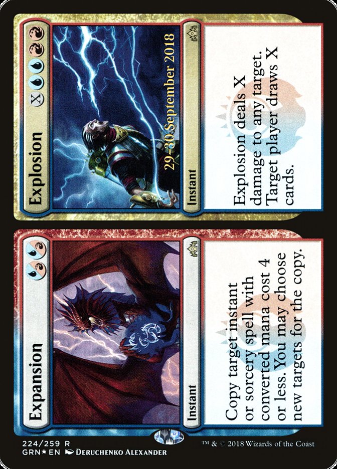 Expansion // Explosion [Guilds of Ravnica Prerelease Promos] | Black Swamp Games