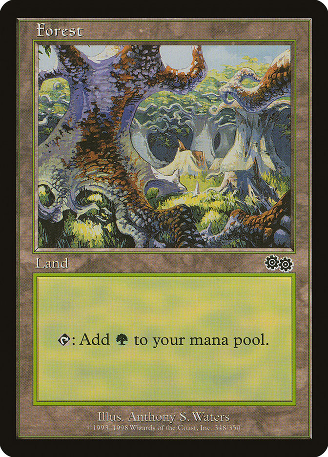 Forest (348) [Urza's Saga] | Black Swamp Games