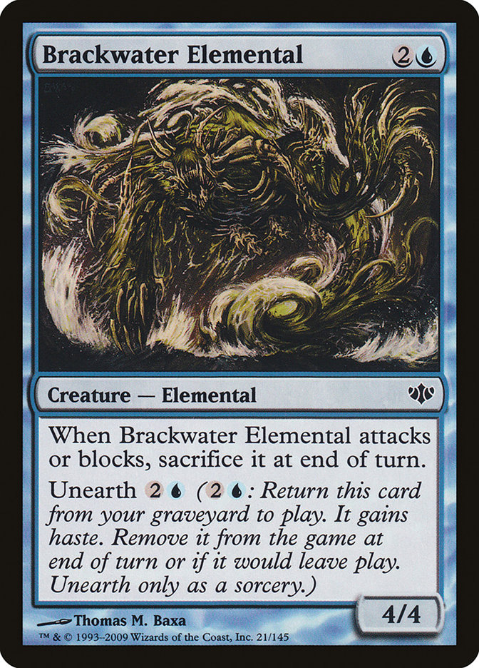 Brackwater Elemental [Conflux] | Black Swamp Games