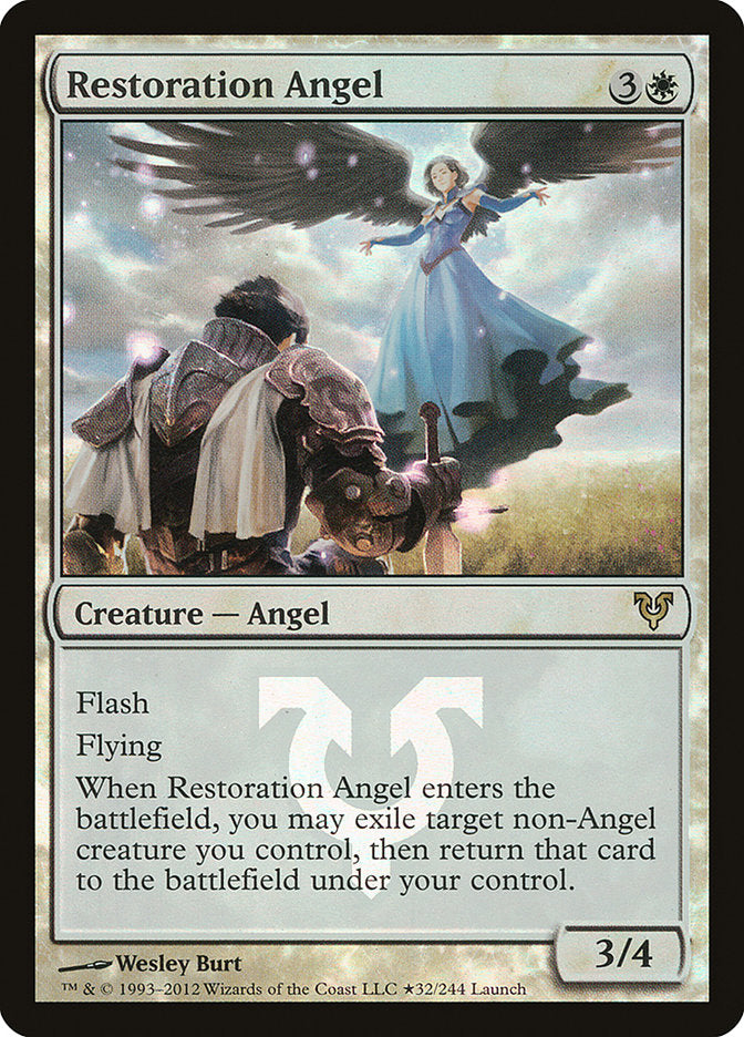 Restoration Angel (Launch) [Avacyn Restored Prerelease Promos] | Black Swamp Games
