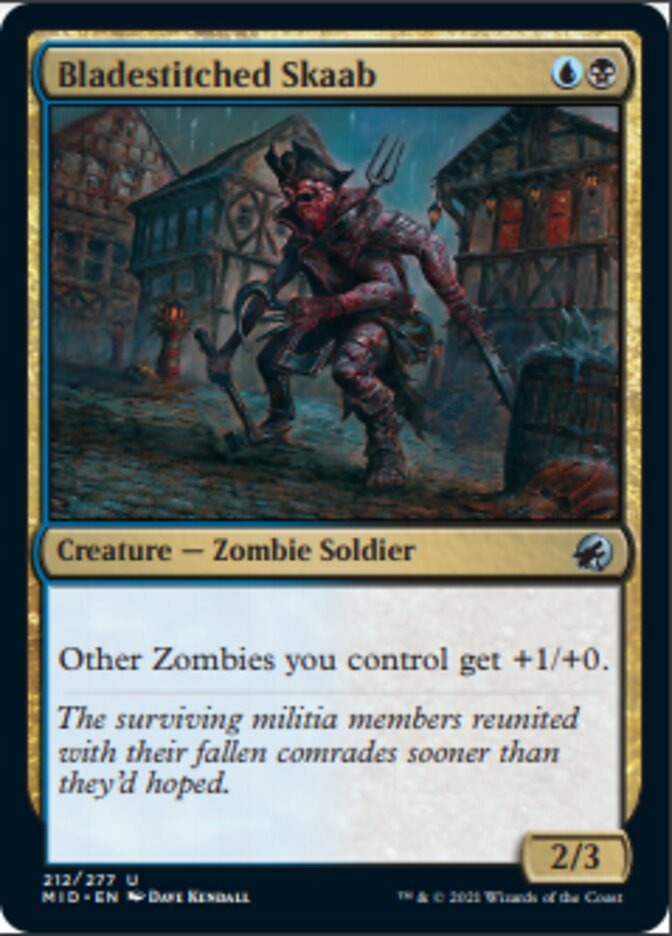 Bladestitched Skaab [Innistrad: Midnight Hunt] | Black Swamp Games