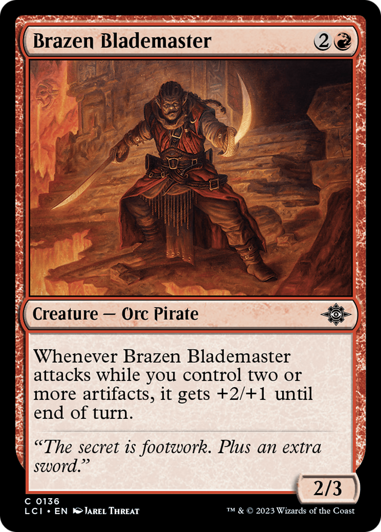 Brazen Blademaster [The Lost Caverns of Ixalan] | Black Swamp Games