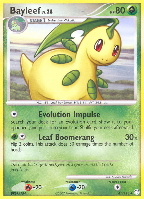 Bayleef (41/123) [Diamond & Pearl: Mysterious Treasures] | Black Swamp Games