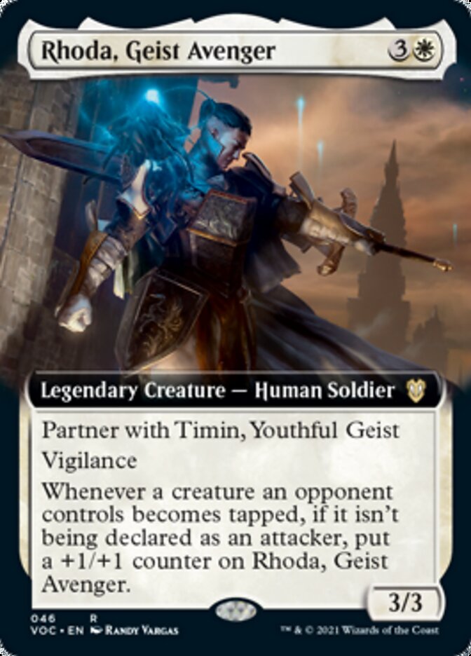 Rhoda, Geist Avenger (Extended Art) [Innistrad: Crimson Vow Commander] | Black Swamp Games