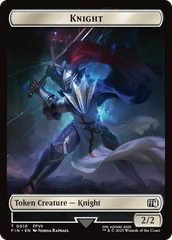Hero (0002) // Knight Double-Sided Token [FINAL FANTASY Tokens] | Black Swamp Games