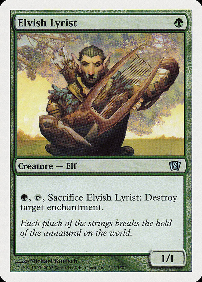 Elvish Lyrist [Eighth Edition] | Black Swamp Games