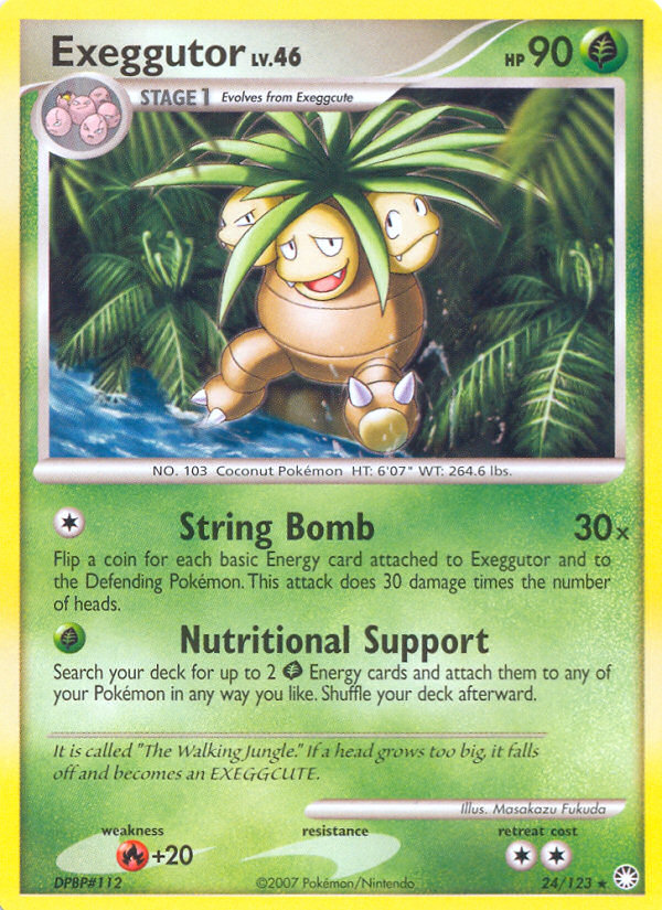 Exeggutor (24/123) [Diamond & Pearl: Mysterious Treasures] | Black Swamp Games