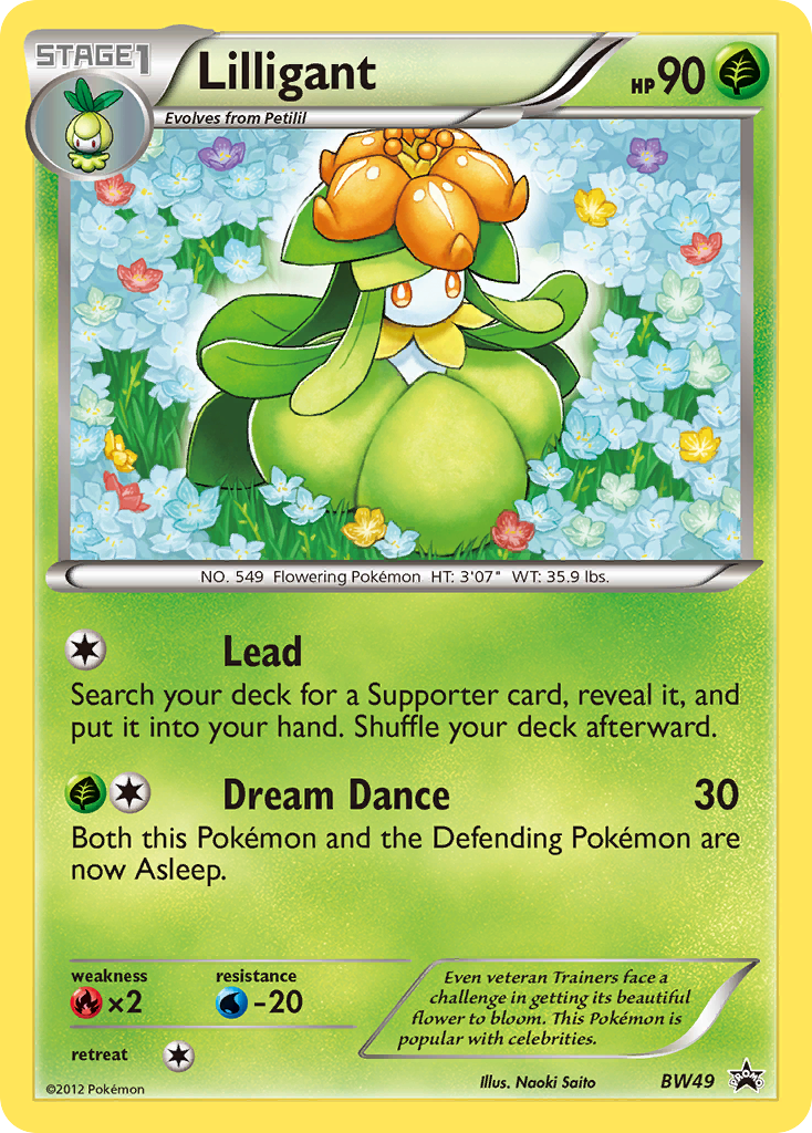 Lilligant (BW49) [Black & White: Black Star Promos] | Black Swamp Games