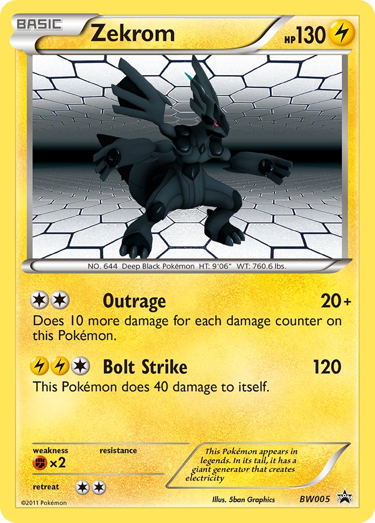 Zekrom (BW005) [Black & White: Black Star Promos] | Black Swamp Games