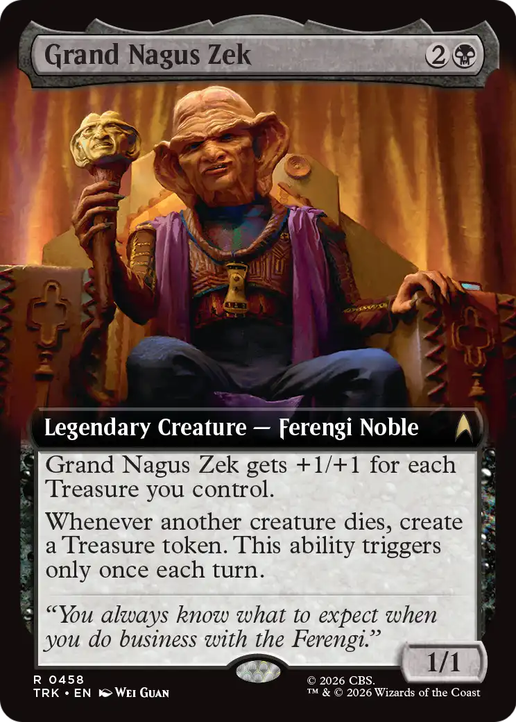 Grand Nagus Zek (Extended Art) [Star Trek] | Black Swamp Games