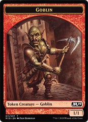 Goblin // Thopter Double-Sided Token (Game Night) [Core Set 2019 Tokens] | Black Swamp Games
