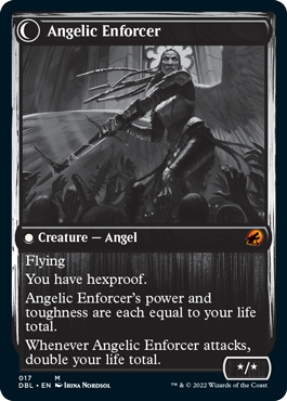 Enduring Angel // Angelic Enforcer [Innistrad: Double Feature] | Black Swamp Games