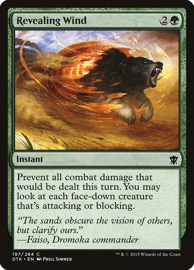 Revealing Wind [Dragons of Tarkir] | Black Swamp Games