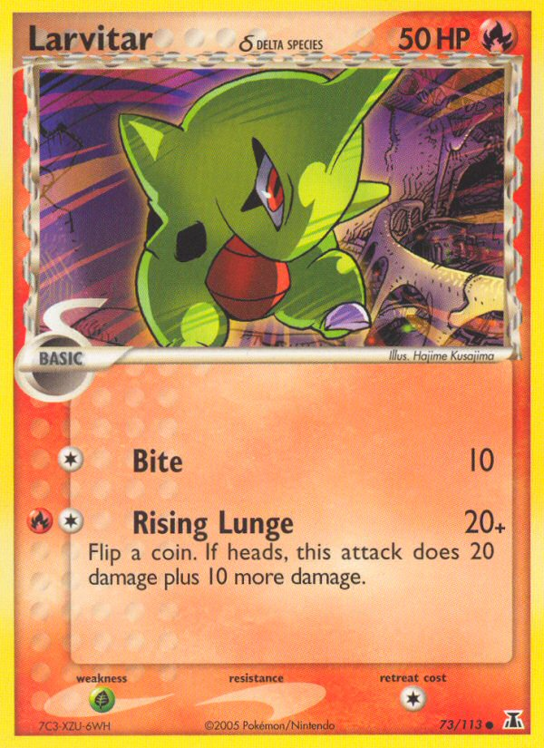 Larvitar (73/113) (Delta Species) [EX: Delta Species] | Black Swamp Games