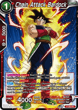 Chain Attack Bardock (P-293) [Tournament Promotion Cards] | Black Swamp Games