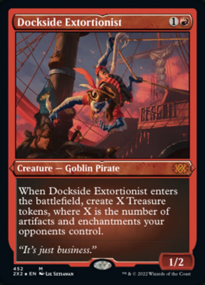 Dockside Extortionist (Foil Etched) [Double Masters 2022] | Black Swamp Games