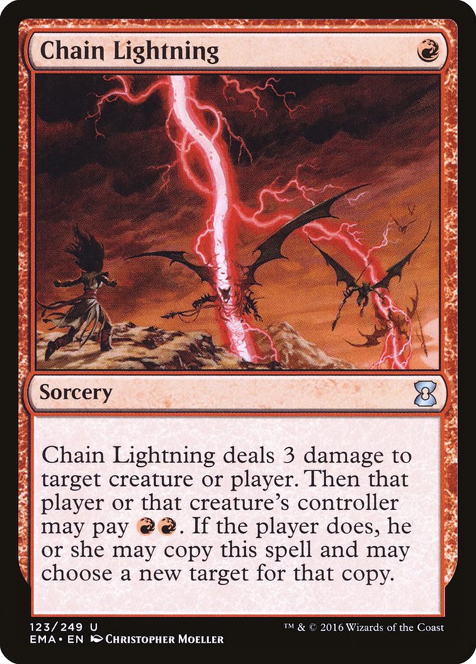 Chain Lightning [Eternal Masters] | Black Swamp Games