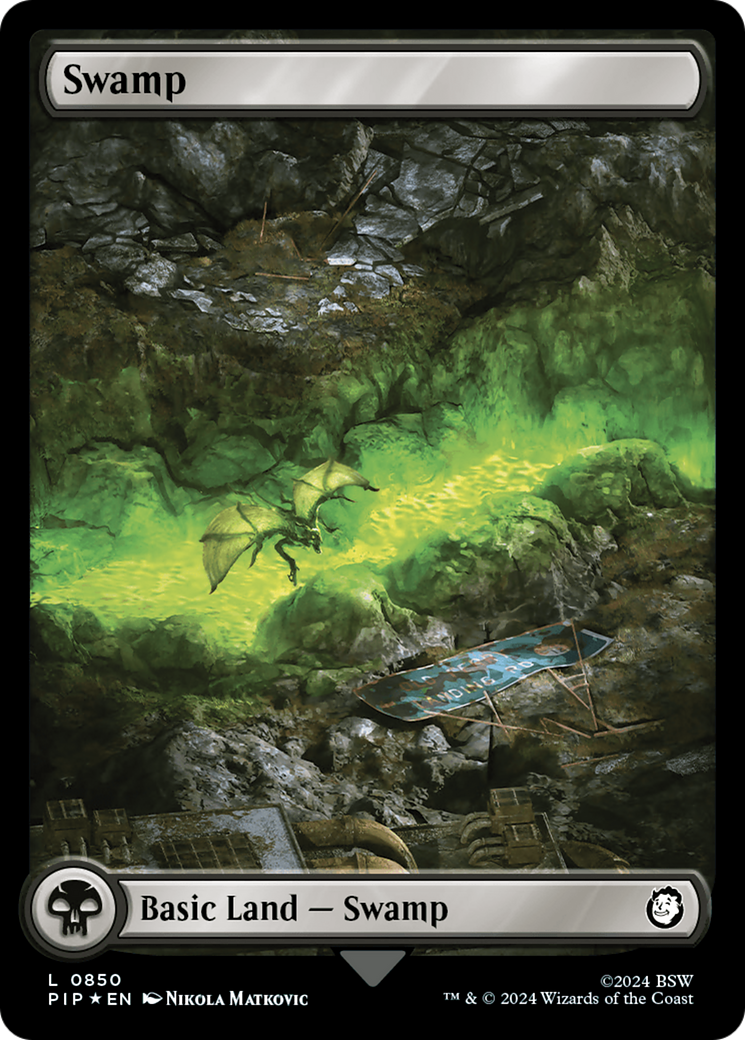 Swamp (0850) (Surge Foil) [Fallout] | Black Swamp Games