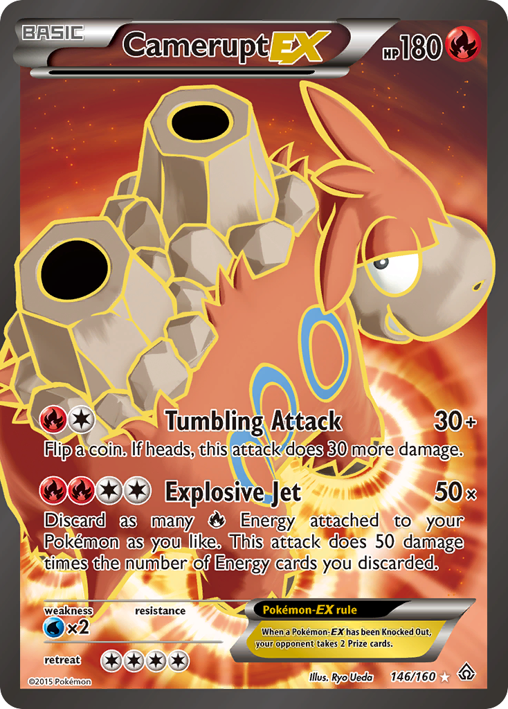 Camerupt EX (146/160) [XY: Primal Clash] | Black Swamp Games