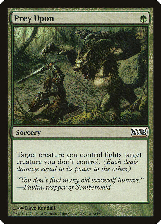 Prey Upon [Magic 2013] | Black Swamp Games