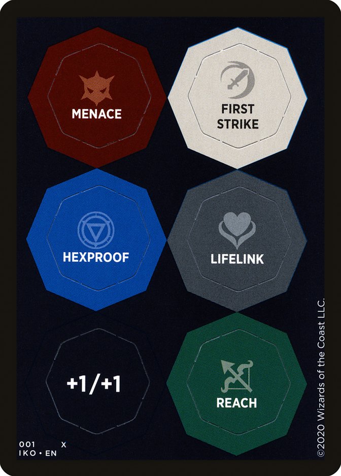 Punch Card Token (001 // 002) [Ikoria: Lair of Behemoths Tokens] | Black Swamp Games