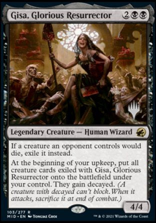 Gisa, Glorious Resurrector (Promo Pack) [Innistrad: Midnight Hunt Promos] | Black Swamp Games